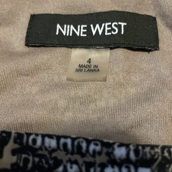 Nine West animal print fully lined pullover dress. Like new! - Picture 3 of 6